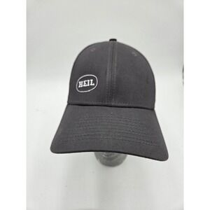 Heil Hat Cap Fitted Mens Small Medium Black New Era 39THIRTY Embroidered Logo